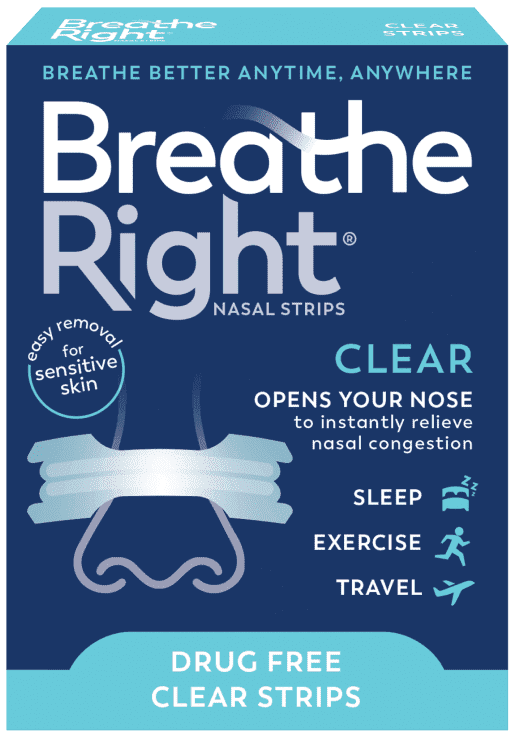 Offizielle Produktverpackung von Breathe Right Original Clear