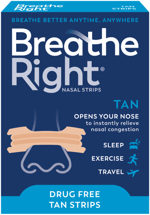 Offizielle Verpackung von Breathe Right Original Tan